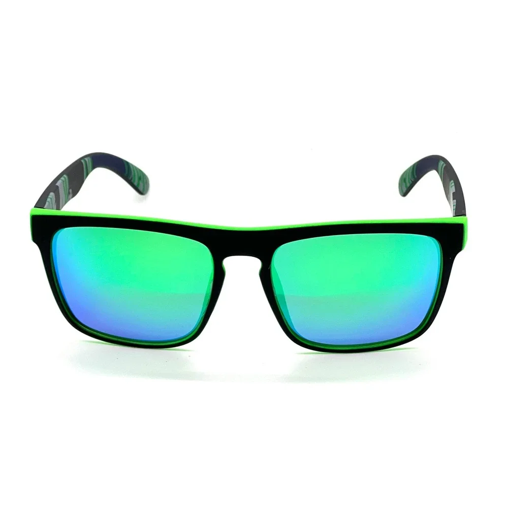 Women Polarized Black Neon Green Wayfarer Sunglasses Mirrored Lenses Sports 2026